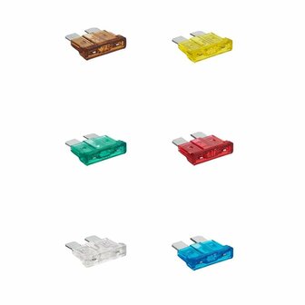 Standard fuses assorted 6 pieces