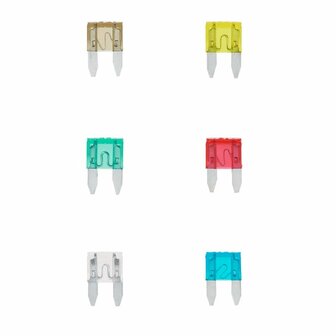 Mini fuses assorted 6 pieces