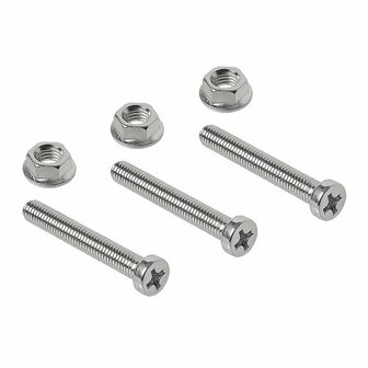 Screw set M8 6-piece for socket