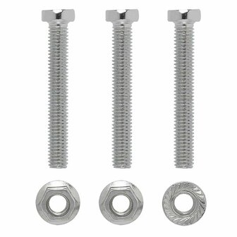 Screw set M8 6-piece for socket