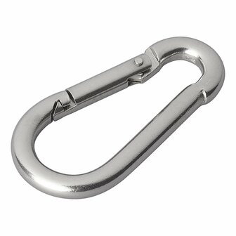 Stainless steel snap hook 5x50mm x10 pieces