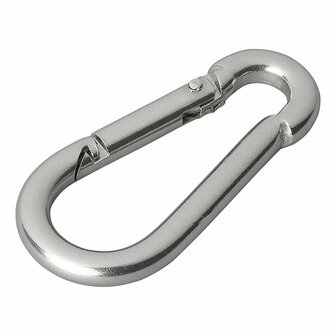 Stainless steel snap hook 6x60mm x10 pieces