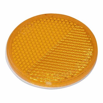 Reflector orange 60mm self-adhesive 2 pieces