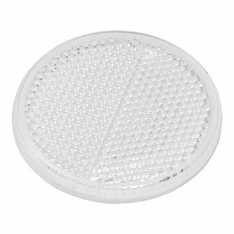 Reflector white 60mm self-adhesive 2 pieces