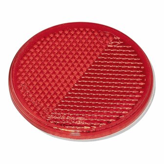 Reflector red 60mm self-adhesive 2 pieces