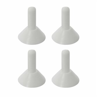 Rain cap for tent pole 4 pieces