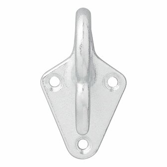 Rope hook metal with eye 70 x 40 mm