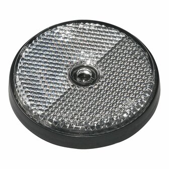 White reflector 60mm screw mounting 2 pieces