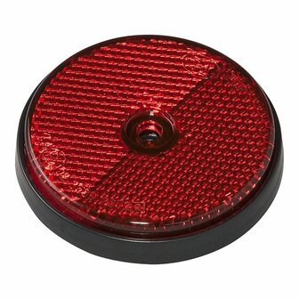 Red reflector 60mm screw mounting 2 pieces