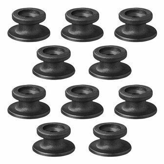 Cord holder round plastic 10 pieces