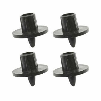 Pointed cap 19mm 4 pieces