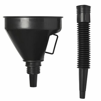 Funnel with flexible spout