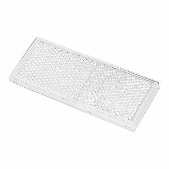 Reflector white 82x36mm self-adhesive 2 pieces