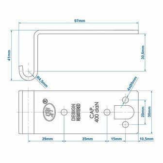 Counterpart for tension lock SPP Z-07