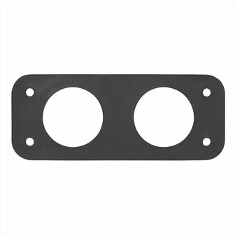 Flush-mounting installation frame double