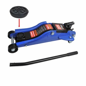 Protective rubber for garage jack