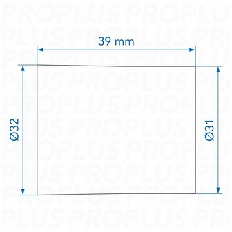 Drain pipe socket dia 28 mm