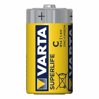 Varta Superlife batteries C 2 pieces