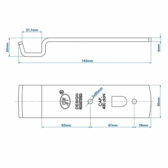 Counterpart for tension lock SPP Z-01A