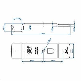 Counterpart for tension lock SPP Z-02A