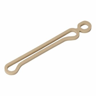 Folding trailer window elastic with double eye - set of 10