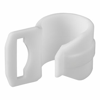 Tent clip 20-25mm with slot white 4 pieces