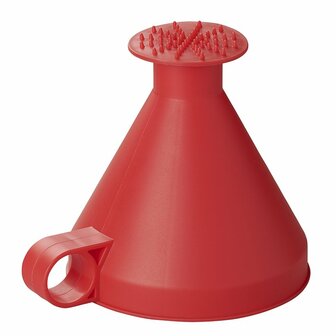 Ice scraper and funnel 2 in 1
