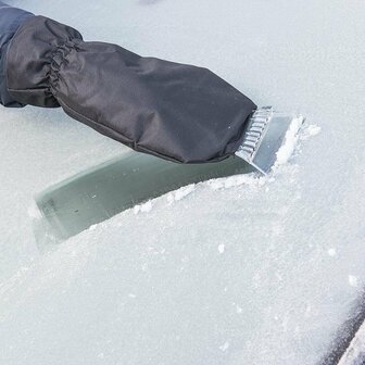 Ice scraper with glove Fleece
