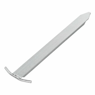 Tent peg 30 cm galvanised steel T-profile