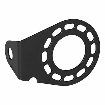 Metal socket holder angled 9.2 x 7.2 cm