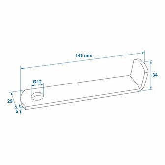 Pen metal for coupling lock