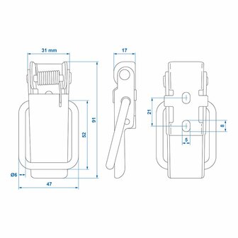 Tight-lock 110x48mm