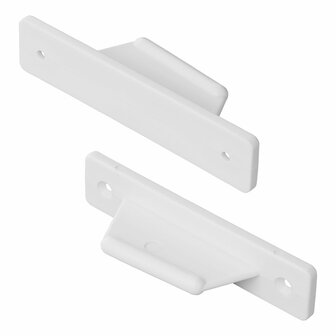 White door stop top for caravan/camper