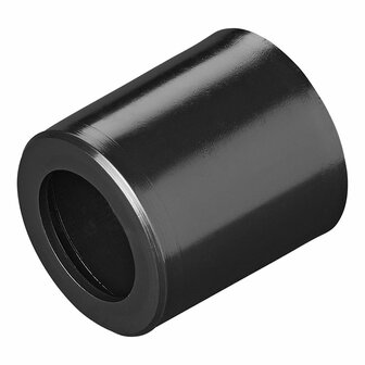 Drain pipe reducer dia 28 mm to dia 17 mm PE black