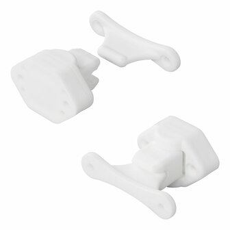 Door stop white hinged for caravan/camper