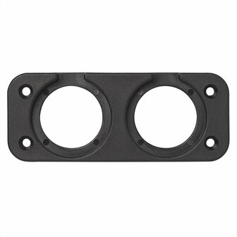 Flush-mounted installation frame double