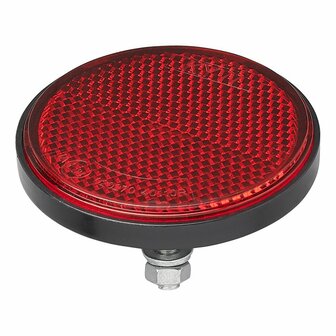 Red reflector 60 mm with bolt 5 mm 2 pieces