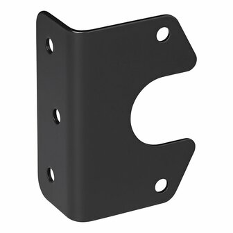 Metal socket holder angled 9.4 x 6.3 cm