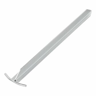 Tent peg 40 cm galvanized steel T-profile