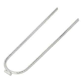 Ground anchor 30 cm galvanized steel U-profile