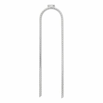 Ground anchor 30 cm galvanized steel U-profile