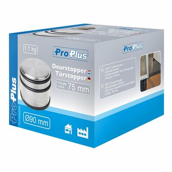 Door stopper dia 90mm stainless steel