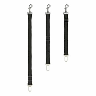 Dog leash for car seat belt