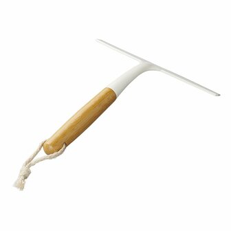 Window wiper 24.5 x 20 x 3 cm bamboo