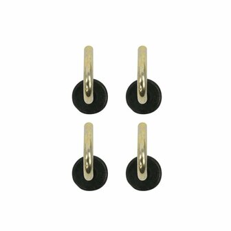Tent cap 22mm with round hook 4 pieces
