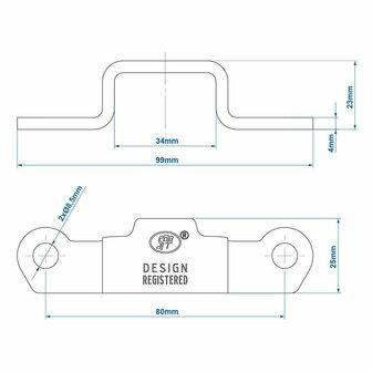 Counterpart for tension lock SPP Z-09A