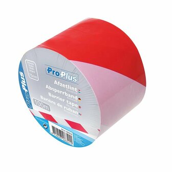 Barrier tape red/white