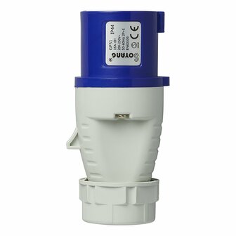 CEE plug 16A demountable housing blue/white