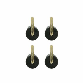 Tent cap 25mm with round hook 4 pieces