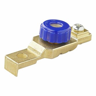 Battery terminal clamp (-) with circuit breaker for motorcycle